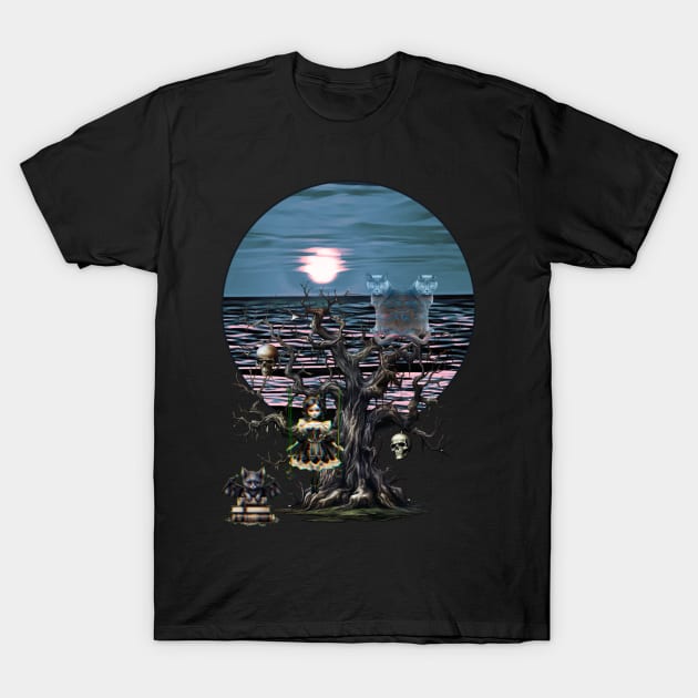 The haunting tree T-Shirt by FlossOrFi